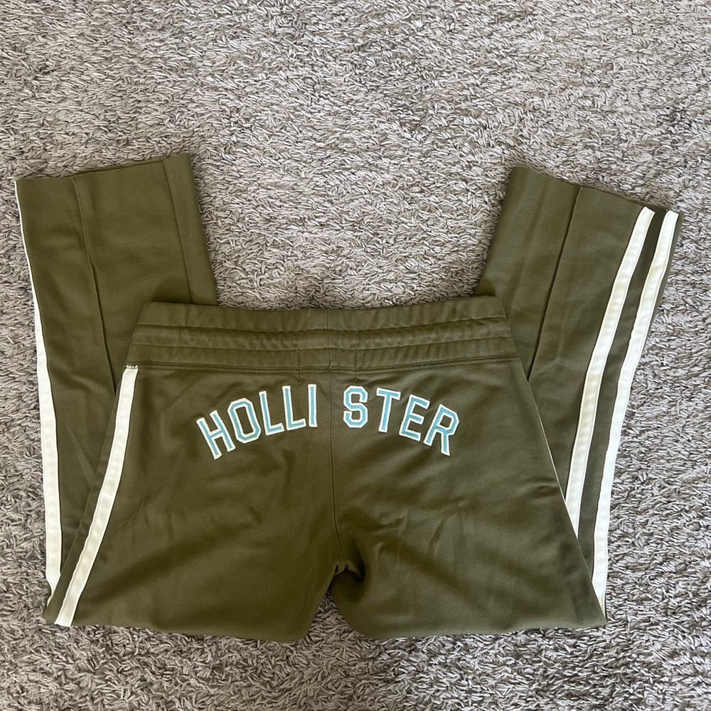 Vintage Y2K Hollister capri track pants 💚 - Picture 1 of 7